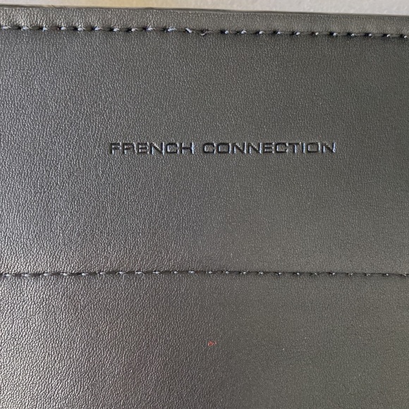 French Connection Saddlebag Black Leather - Picture 8 of 14